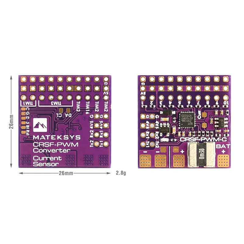 

MATEKSYS CRSF TO PWM CONVERTER CRSF-PWM-6 CRSF-PWM-C for TBS Crossfire Nano RX SE DIY Parts