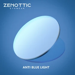 ZENOTTIC Anti Blue Light Prescription Glasses Lens CR39 Resin Myopia/Hyperopia/Progressive/ Anti Reflective Optical Lenses