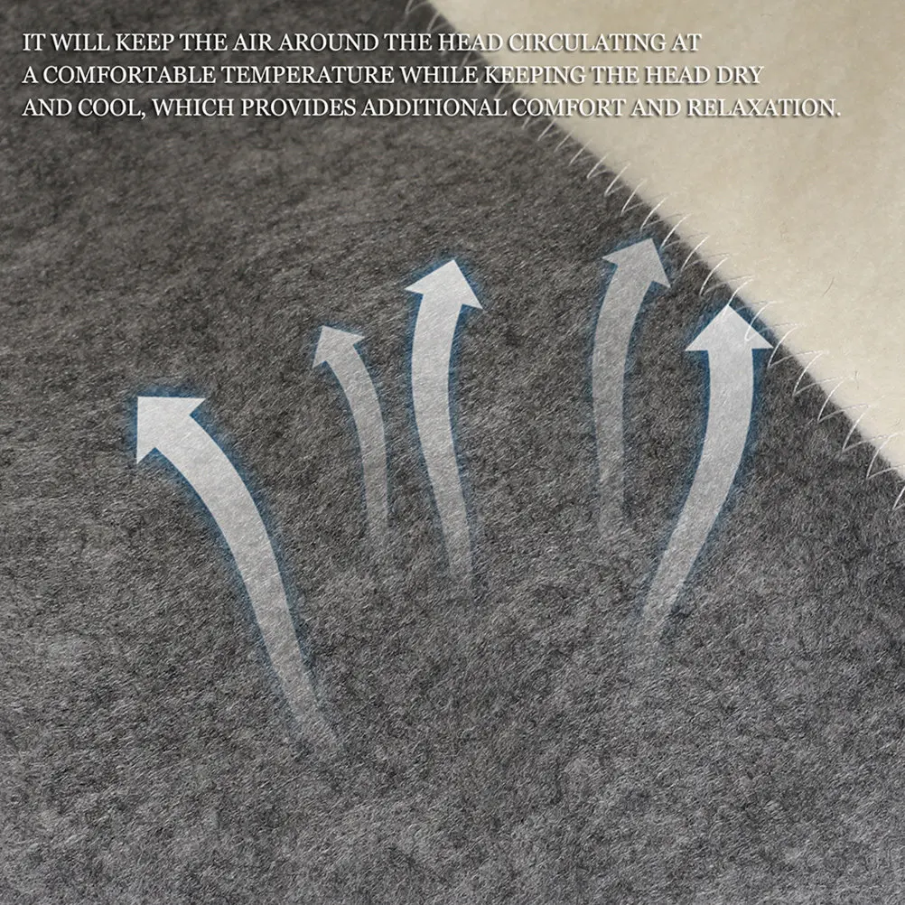 2Pcs Soft Supple Felt Sauna Hat Portable Convenient Hanging Ring Design for Sauna Room Shower Bath Use Breathable Comfortable