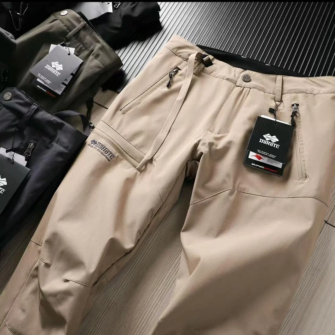 

Мужские зимние уличные брюки на флисовой подкладке, повседневные, ветрозащитные, водонепроницаемые, с множеством карманов, рабочие брюки, модные городские стильные брюки