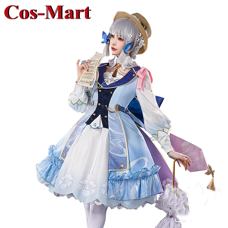 

Cos-Mart Hot Game Genshin Impact Kamisato Ayaka Cosplay Costume Gorgeous Elegant Formal Dress Activity Party Role Play Clothing