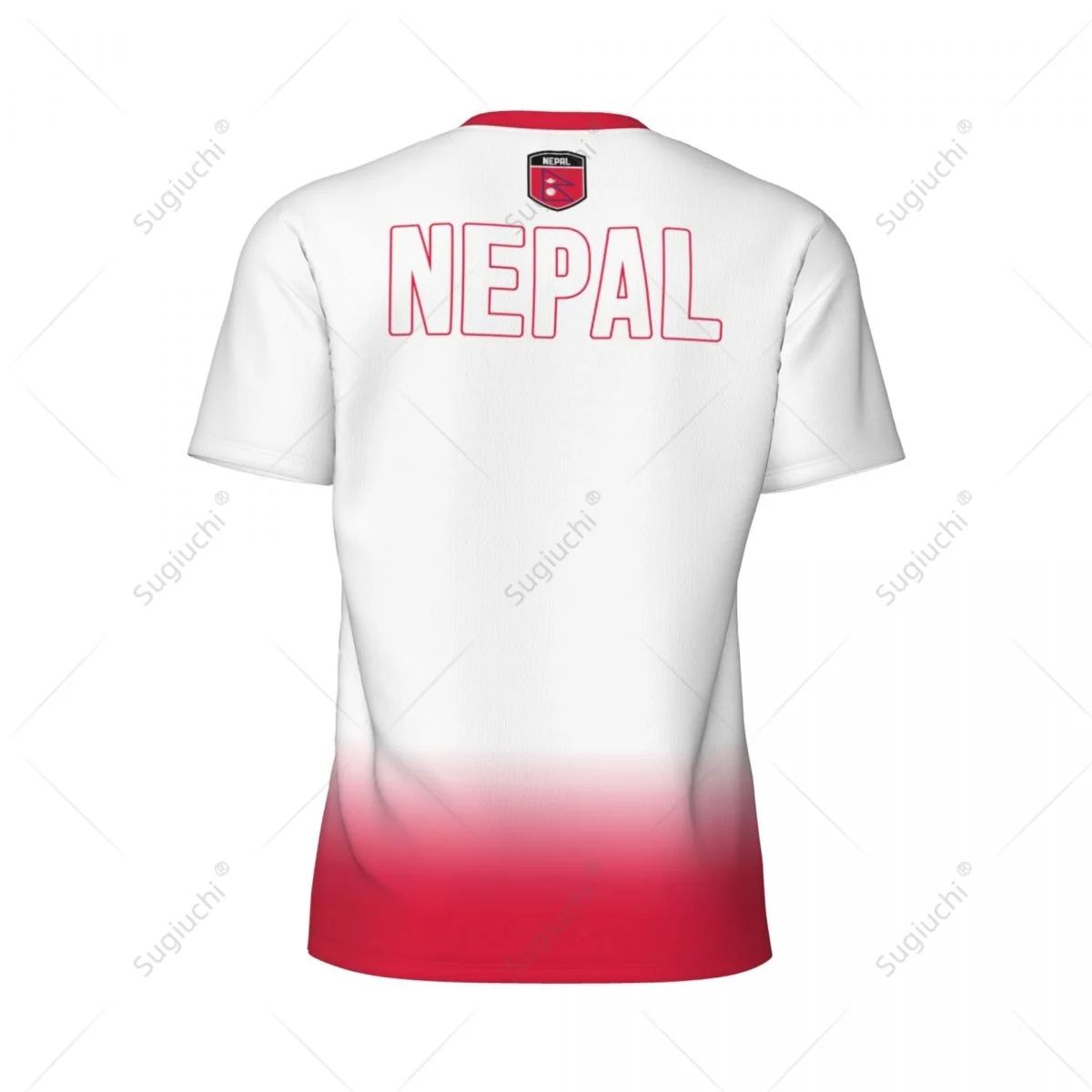 Camiseta de malla deportiva con bandera de Nepal para correr, fútbol, tenis, fútbol, camisetas de Fitness, camisetas impresas en 3D personalizadas