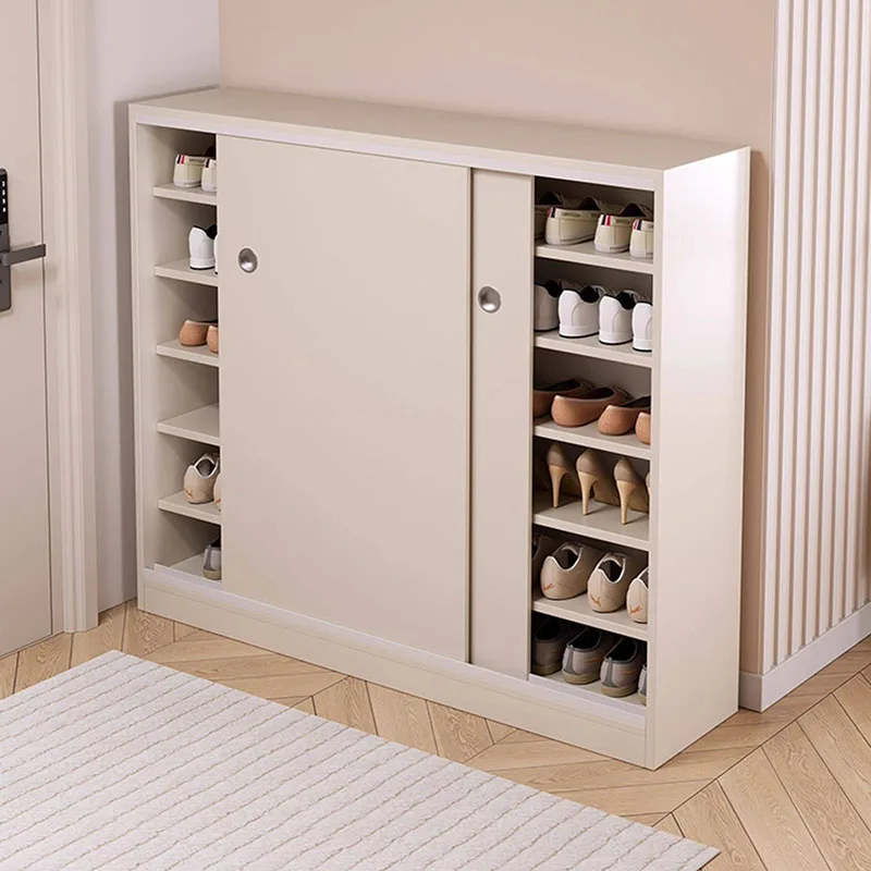 

Display Storage Shoe Cabinet Organizer Living Room Mobile Wooden Designer Luxury Shoe Shelf Slippers Zapatero Hotel Furniture