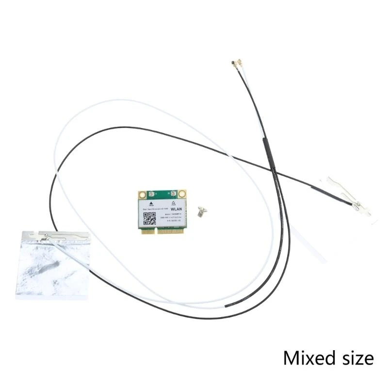 E8BA 1200mbps 호환 4.2 Half Mini PCI-E WiFi 카드 AC7265 무선 7265