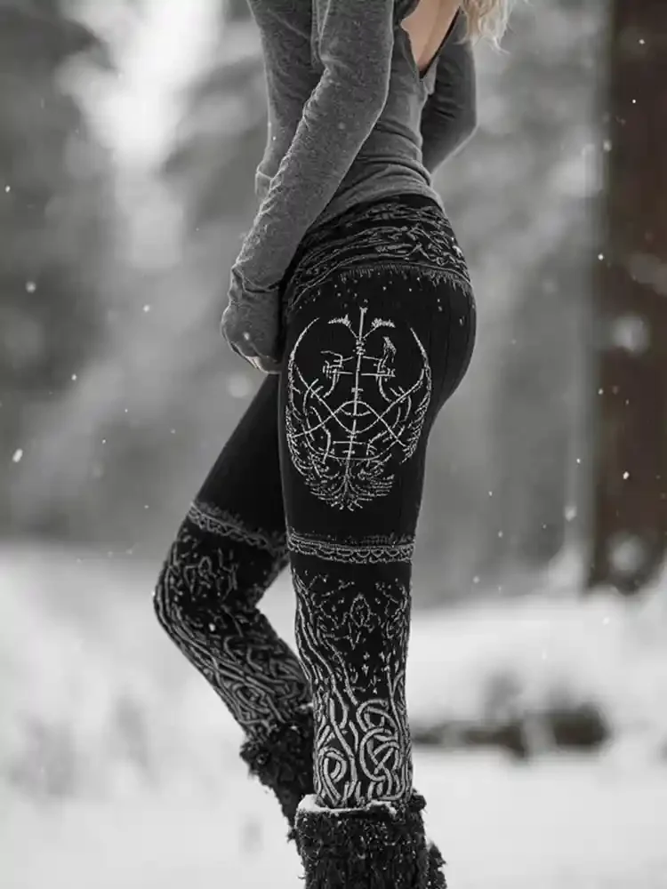 Geometric Figure Print Leggings Women Workout Fitness Sexy Legging Slim Pants High Waist Tights Comfortable Casual Sports Leggin
