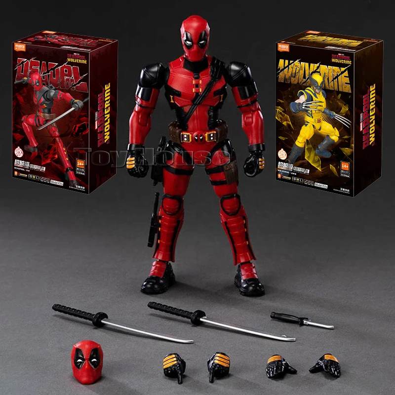 

Blokees Deadpool & Wolverine Action Figure Legends Figure X-Men Deadpool Statue Tabletop Display Adult Gift Kids Pvc Toys Gift