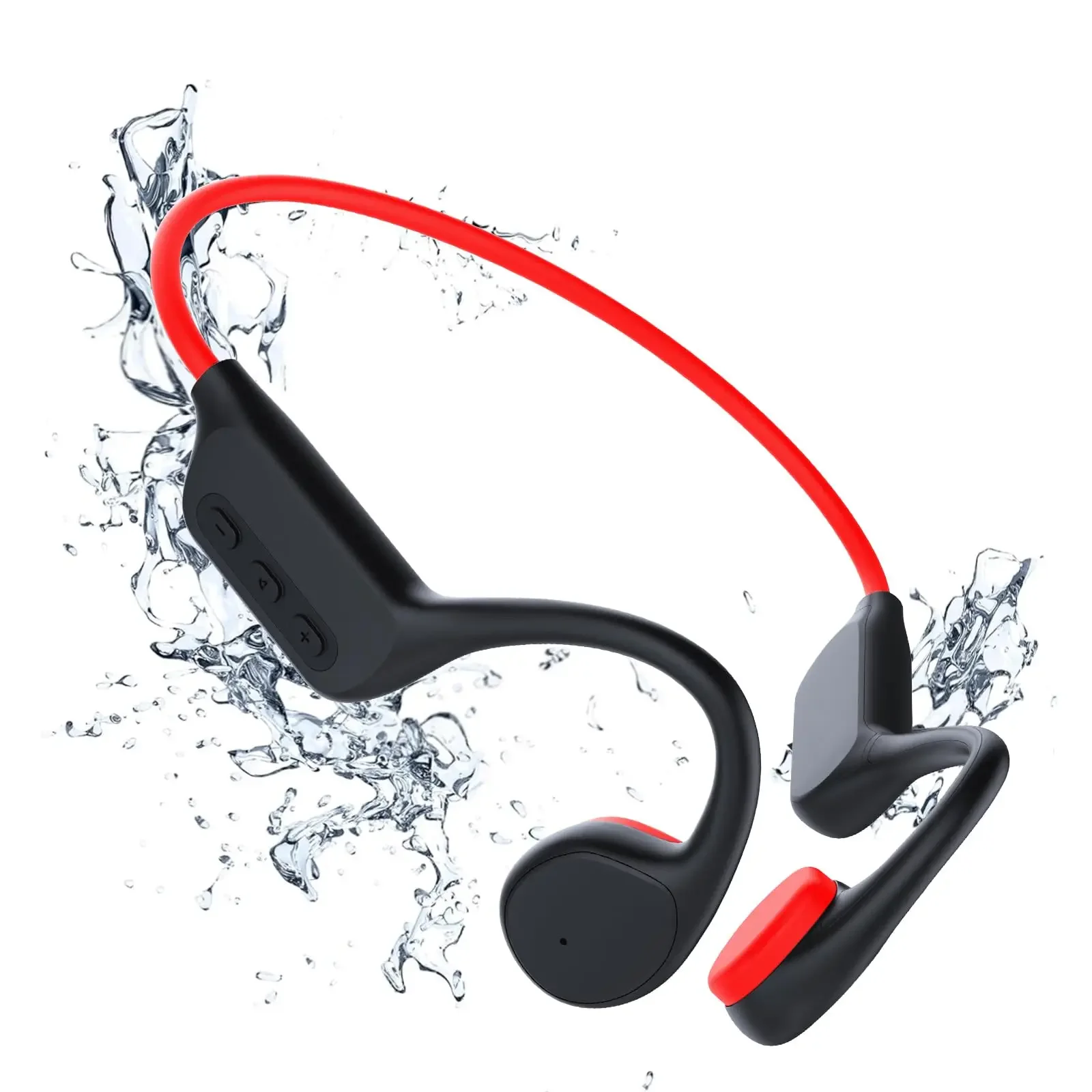 

Bone Conduction Headphones Wireless Open Ear Headphones with Mic in 32GB Memory IPX8 Waterproof Sport Earphones