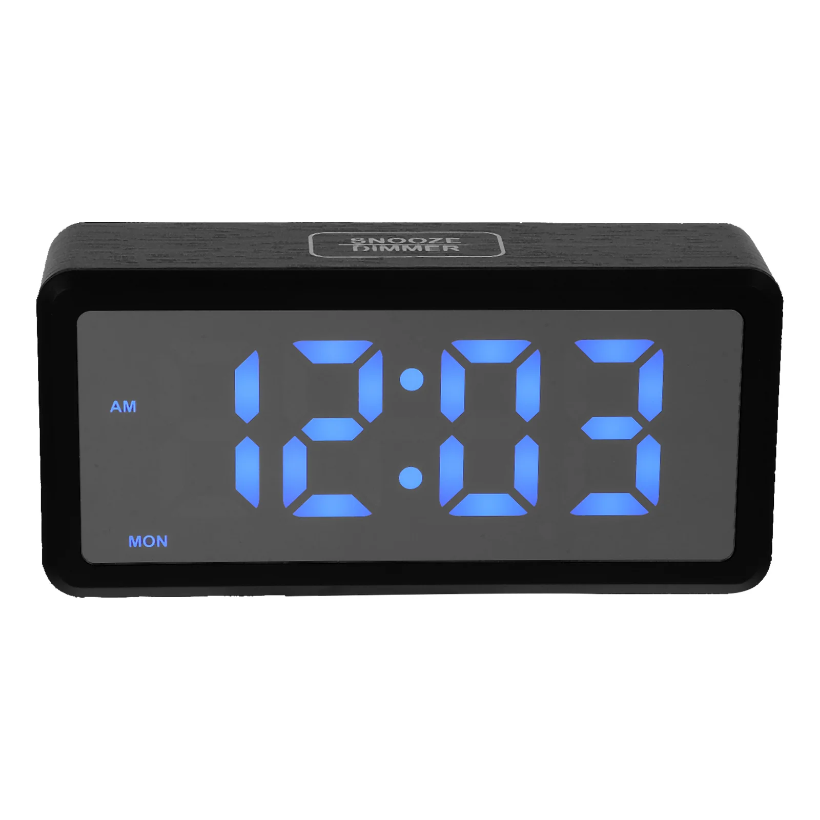 

1Set Rgb Color Changing LED Alarm Clock Daylight Saving Time Adjustment Wooden Desk Clock for Home Office Alarm Clocks Bedside