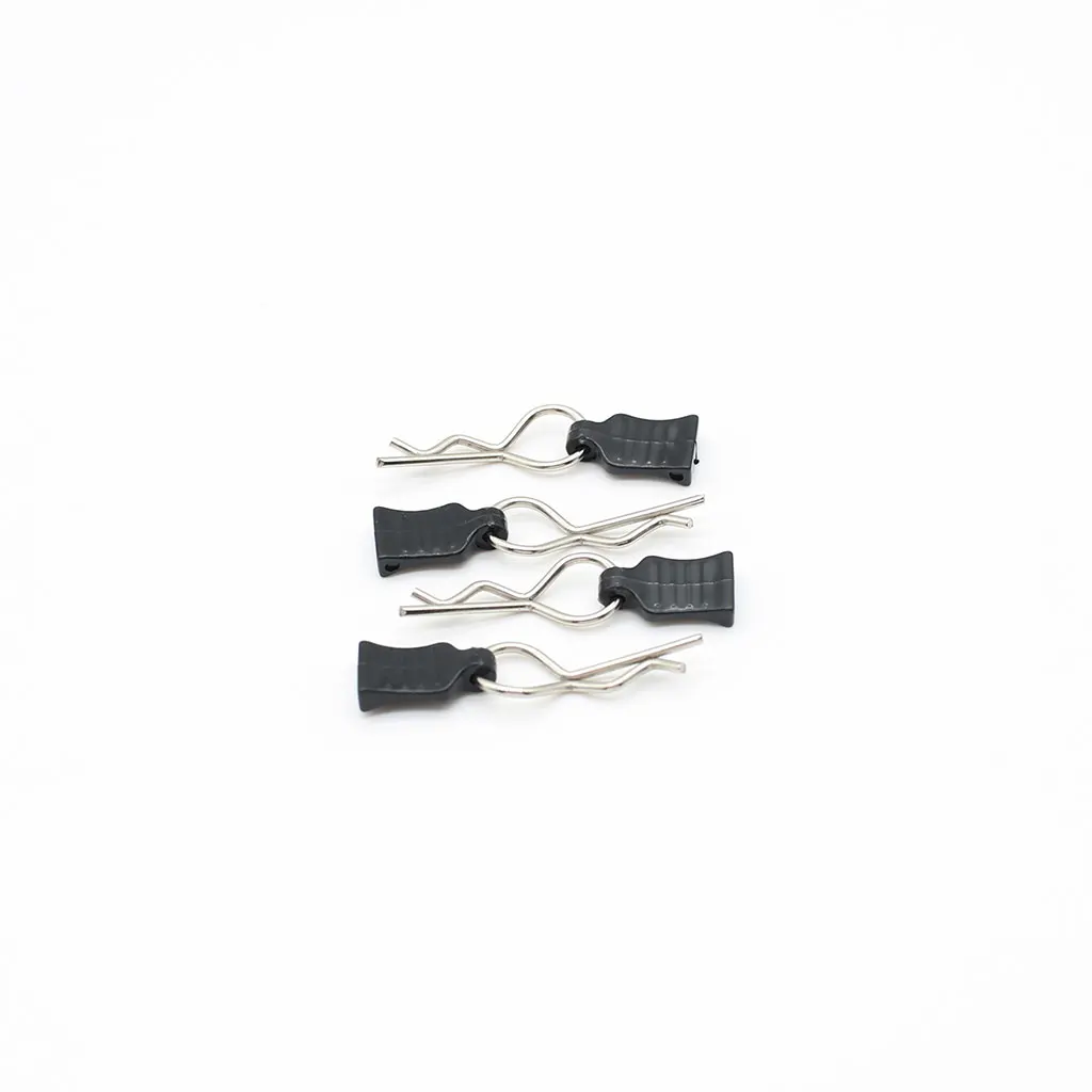4Pcs Metal R-type Car Shell Body Fixed Clips Pin with Tab for Axial SCX10 TRX-4 MJX Hyper Go 1/10 1/14 RC Car Parts