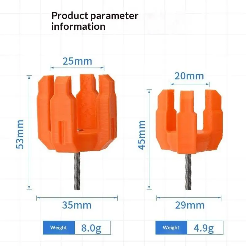 MSWZ TS007 2 IN 1 Paint Shaker Fixing Clamp 20MM/25MM For Paint Mixers Spinner