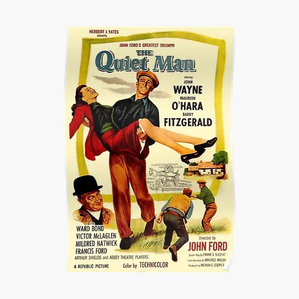 

The Quiet Man Poster Art Wall Modern Room Home Mural Decor Picture Print Decoration Painting Vintage Funny No Frame