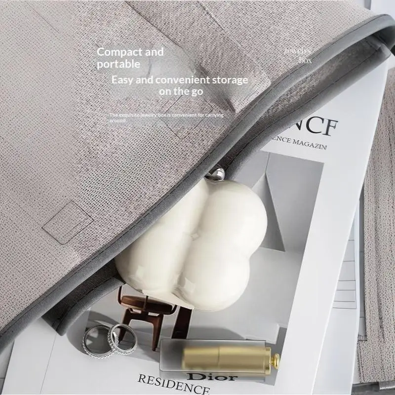 Luxuriöse, wolkenförmige, versiegelte, tragbare Plastikbox für Schmuck, Pillen, Medikamente, Ringe, Ohrringe – Detail 13