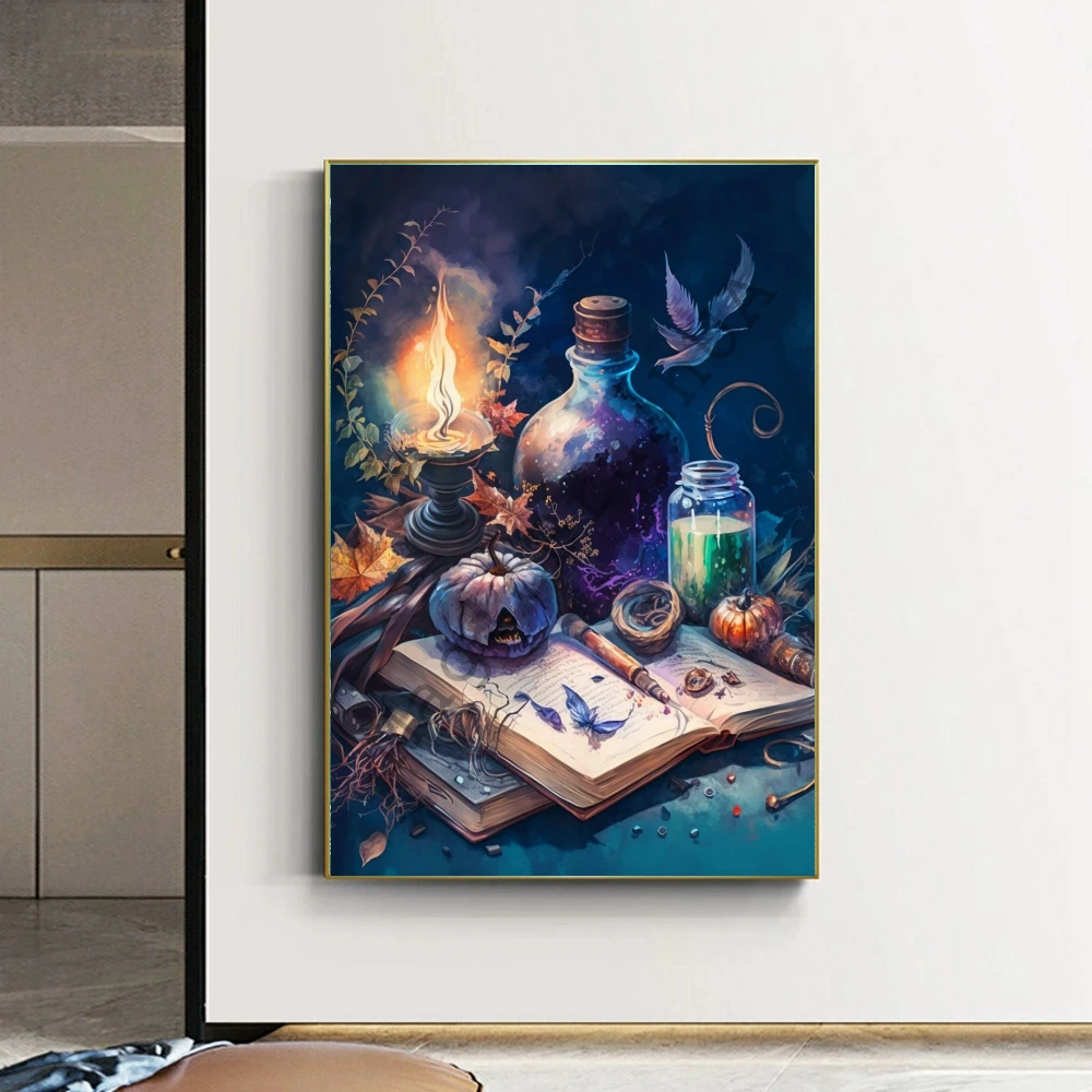 عبر غرزة الكتب السحرية الخيال الماس اللوحة نمط فسيفساء التطريز غرفة ديكور 5D DIY بها بنفسك الفن الحرفية مجموعة جديدة هدية