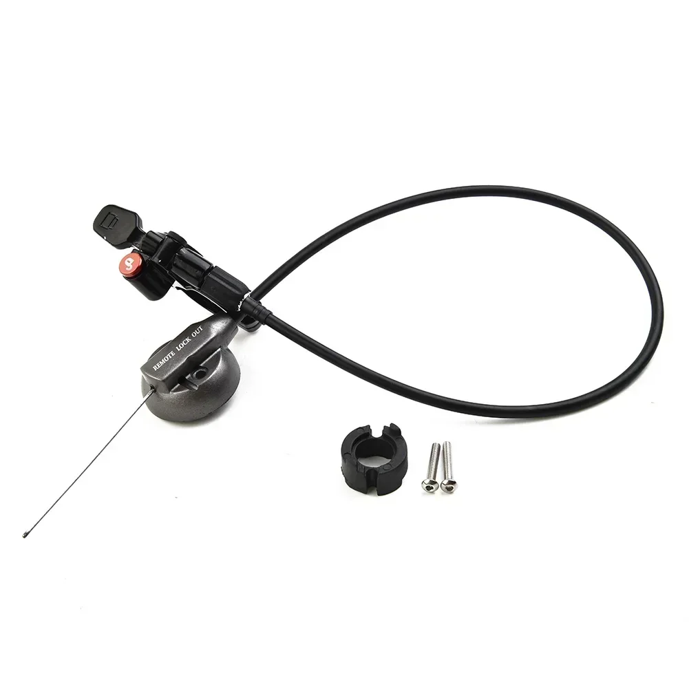Bicycle Remote Fork Lockout Switch Lever Mountain Bicycle Suspension Fork MTB Bike Front Fork Wire Lock Switch
