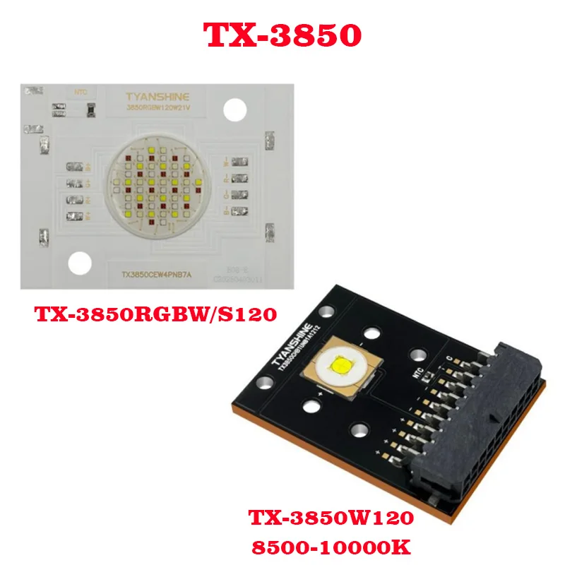 TX3850 160W High-power RGBW Integrated Light Source 120W White LED 10-13V LED Source for Moving Head Stage Light