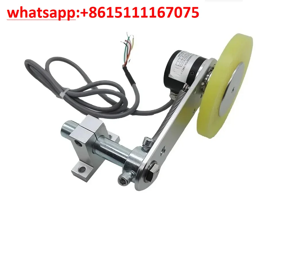 Outer size 38mm 1024ppr Wear-resistant silicone wheels rotary encoder for measuring