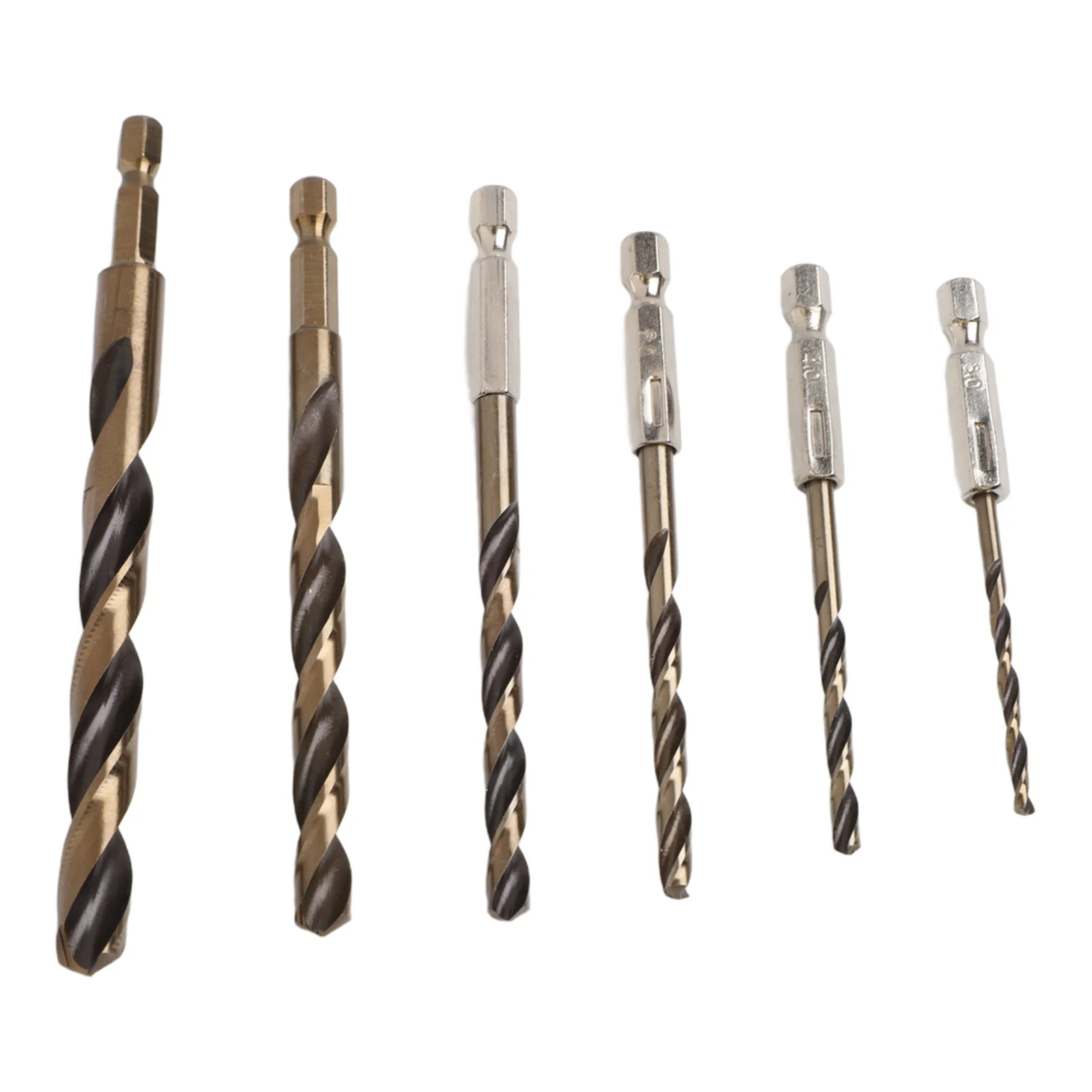 6pcs Drill Bits Set 3-10mm 1/4
