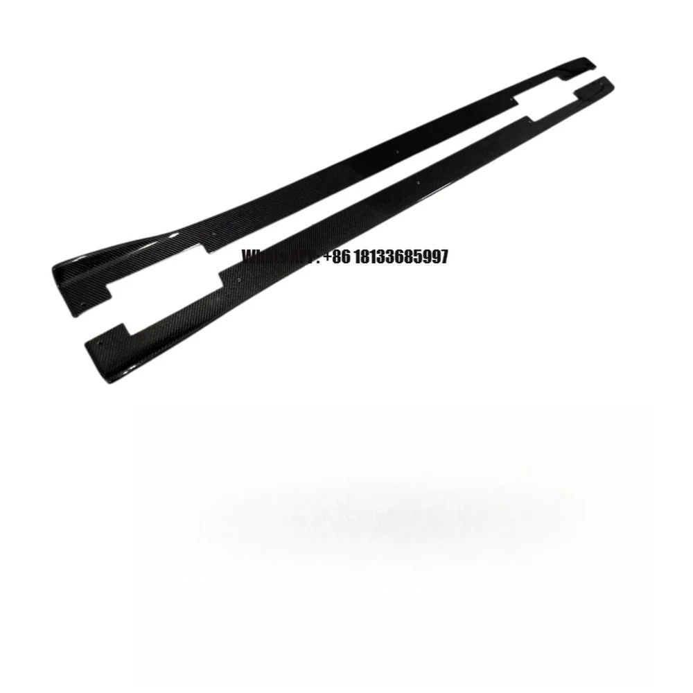 

High Quality Carbon Fiber Side Skirts for Lexus GS200T GS350 GS450 Body Kit Aerodynamic Rocker Panels Extension Auto Parts
