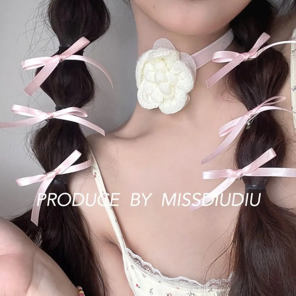 1PC แฟชั่นหวาน Bowknot คลิปผมอุปกรณ์เสริมผม Headwear Bow Hairpin บัลเล่ต์ริบบิ้นน่ารักบางคลิปสาว