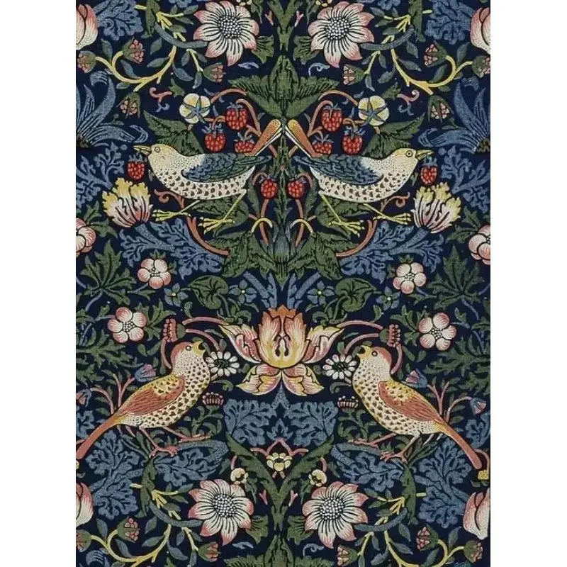 Birds and flowers abstract pattern painting by numbers
