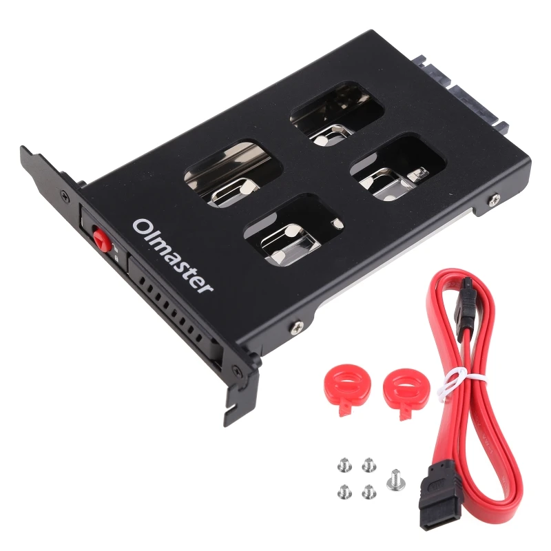 

Кронштейн для жесткого диска, адаптер, кронштейн для стойки, HDD SSD, 2,5 дюйма, PCI, один диск, Прямая поставка