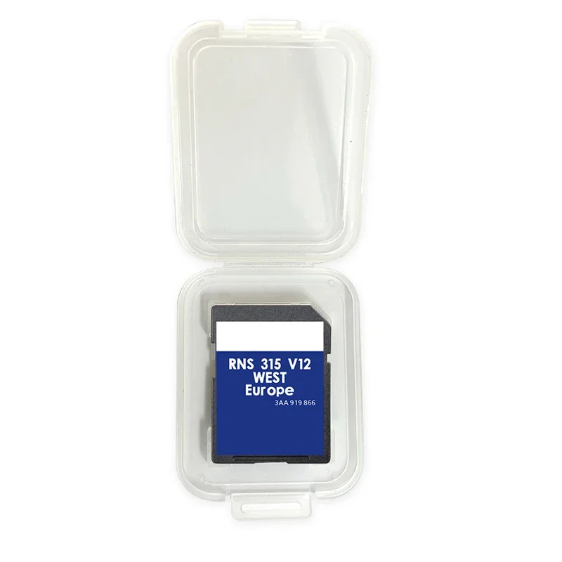 RNS315 WEST Europa SAT NAV Mapa de navegación Versión Tarjeta SD occidental para Bosch con película antivaho gratuita
