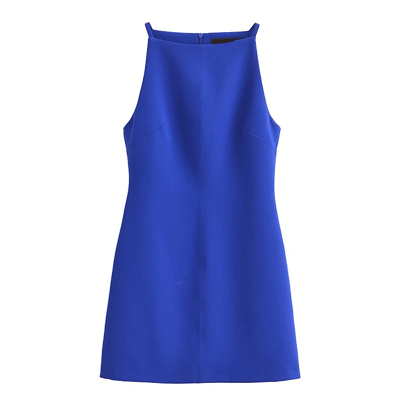 HXAO Short Dresses Elegant Party Evening Dresses 2024 Women\'s Summer Dress Ladies Fashion Sleeveless White Black Ladies Dress