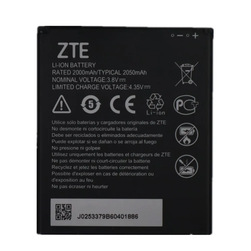 New Li3820t43P4h695945 Original Battery For ZTE BLADE A3 2019 / BLADE L8 Phone Replacement 2050mAh High Quality Battery In Stock