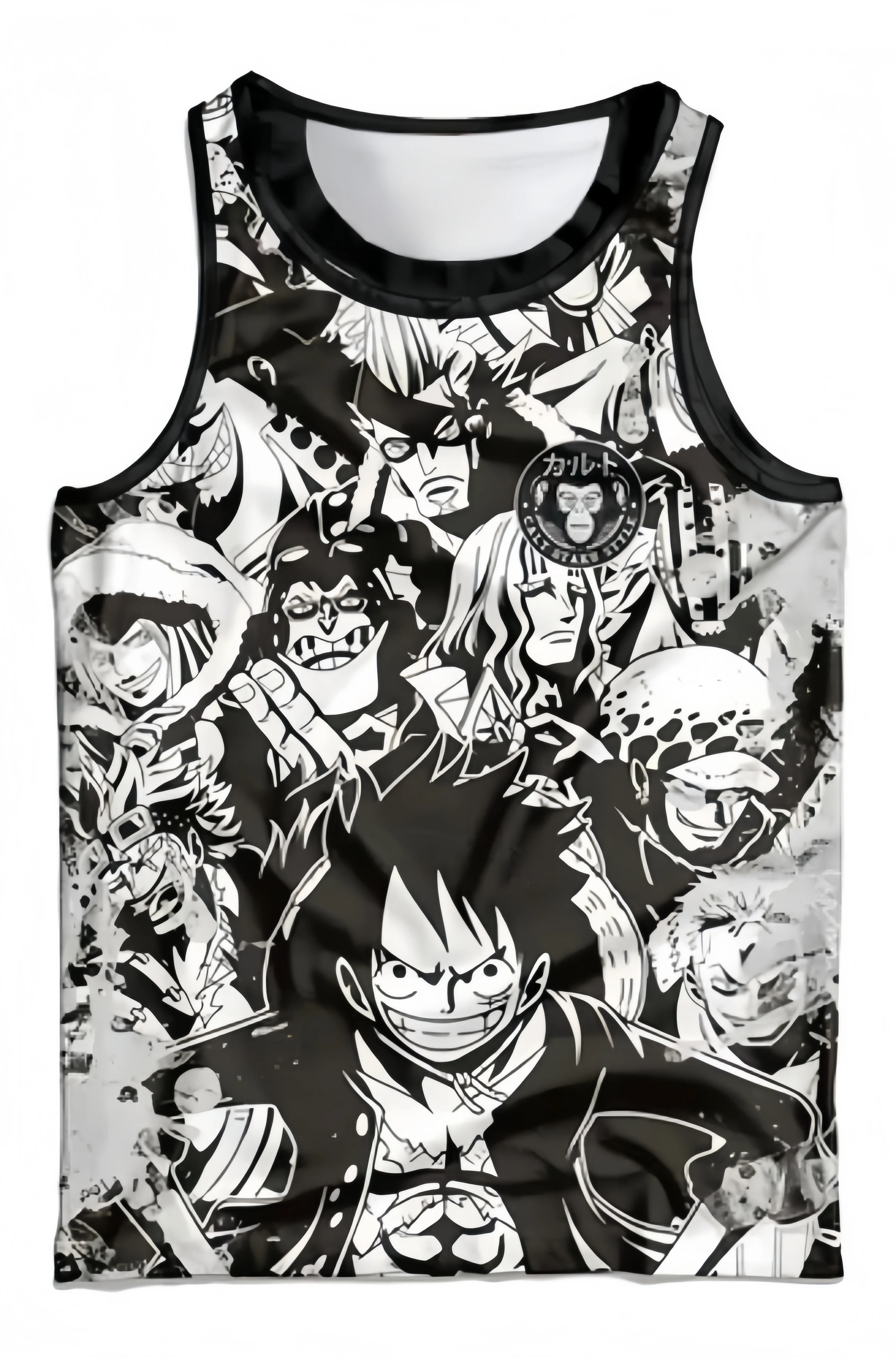 

2026 Summer Hot Selling One Piece Luffy Series 3d Vest, Adult And Children's Oversized Fashionable Casual Round Neck Vest