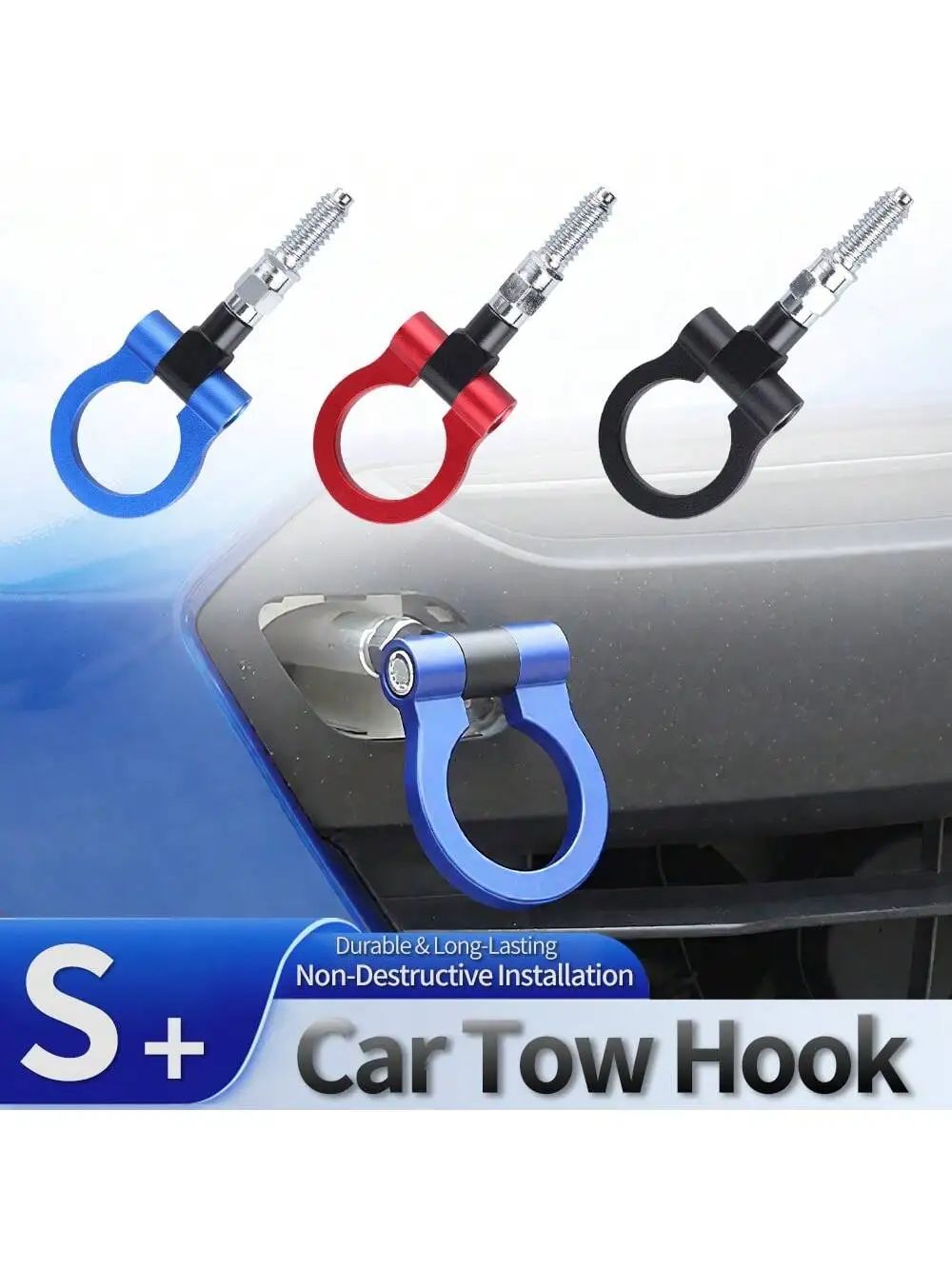 

1 шт. Автомобильный модифицированный фаркоп переднего бампера, универсальный фаркоп, задний фаркоп, фаркоп заднего бампера, модифицированный фаркоп переднего бампера автомобиля H