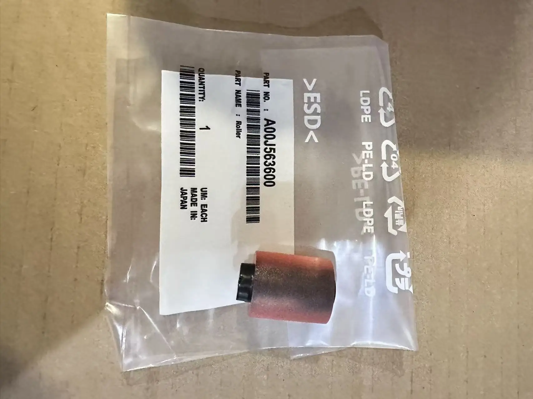 50X A00J563600 bizhub 363 223 283 423 652 Rullo di prelievo per Konica Minolta C253 C353 C220 C280 C360 C451 C650 C452 C552 C652