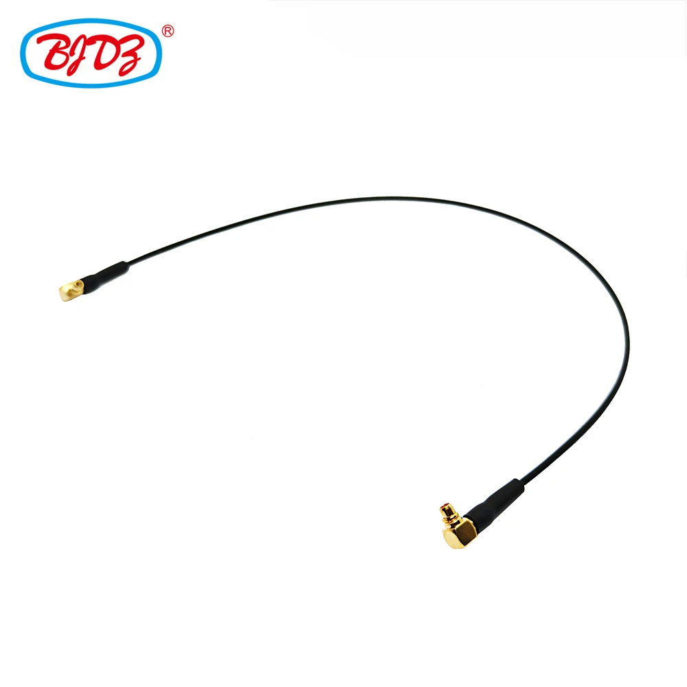 

Free Shipping 2PCS 25cm 1.37 Cable Assembly MMCX Male Angle to MMCX Male Angle Connector