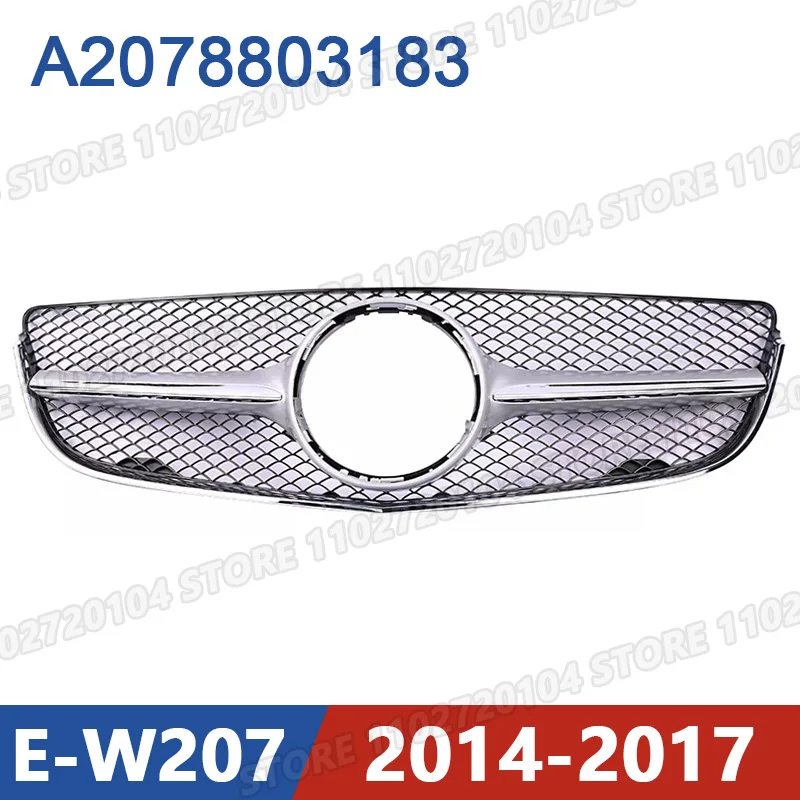 Für W207 2014-2017 Mercedes Benz E200 E220 E250 E350 E500 Frontstoßstange Kühlergrill Gitter Mittelgitter A2078803183 2078803183