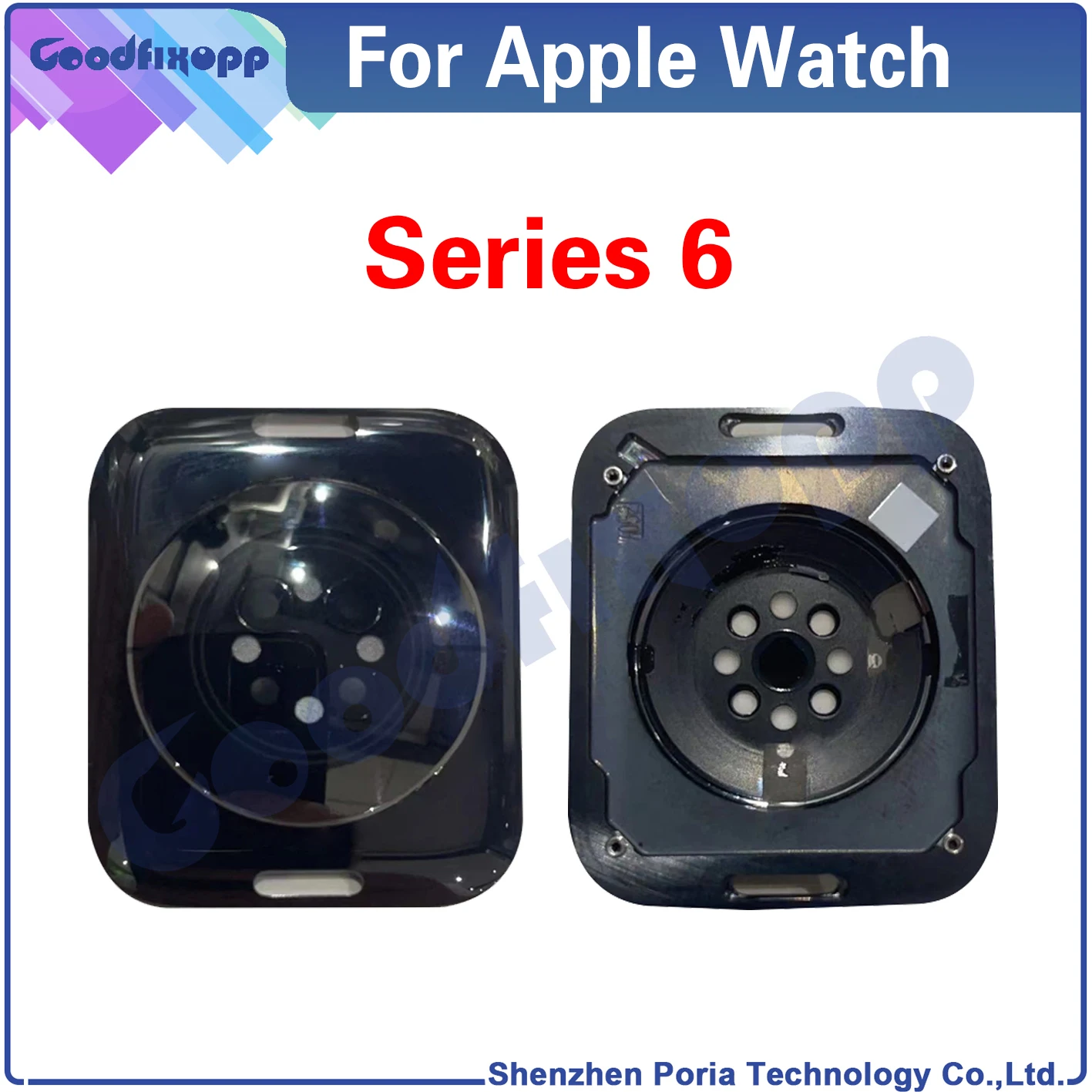 

For Apple Watch Series 6 40mm 44MM GPS LTE Series6 S6 Battery Back Case Cover Rear Lid Housing Door Repair Parts Replacement