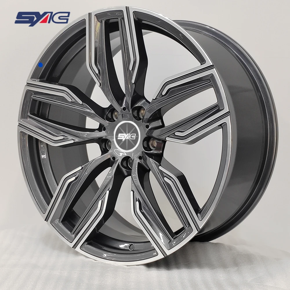 SYAC Factory Customized Forged Wheels 6061-T6 Aluminum Alloy Wheels 19*8.5J PCD5*112 ET25 CB66.45