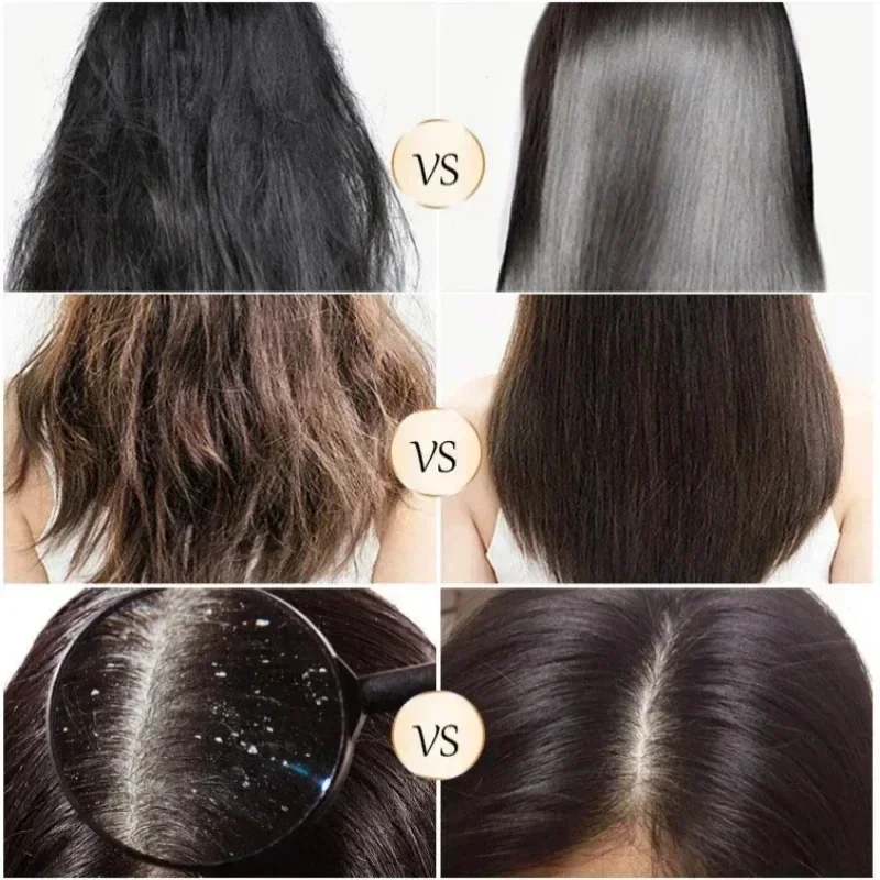 Magical Keratin Repairing Hair Mask for Damaged Frizzy Hair Deep Conditioner Fast Smooth Nourish Shiny Straightening Hair Care