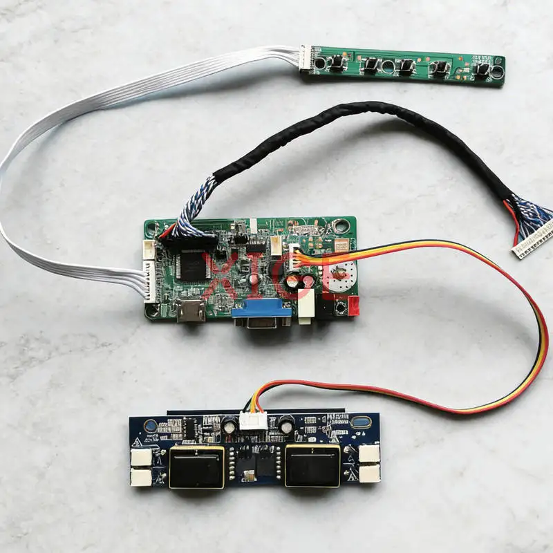 Monitor Controller Board Fit TD170WGC LTD170LL1SG CLAA170ES01 CLAA170EA07 4-CCFL 1280*1024 HDMI+VGA 1280x1024 LVDS-30Pin DIY Kit