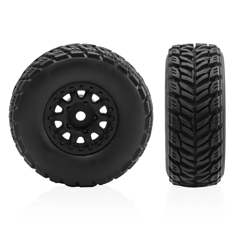 ARRMA 1/14 미니 MOJAVE GROM RC 자동차 업그레이드 부품 액세서리-AA02 용 타이어가있는 4Pcs 휠 림