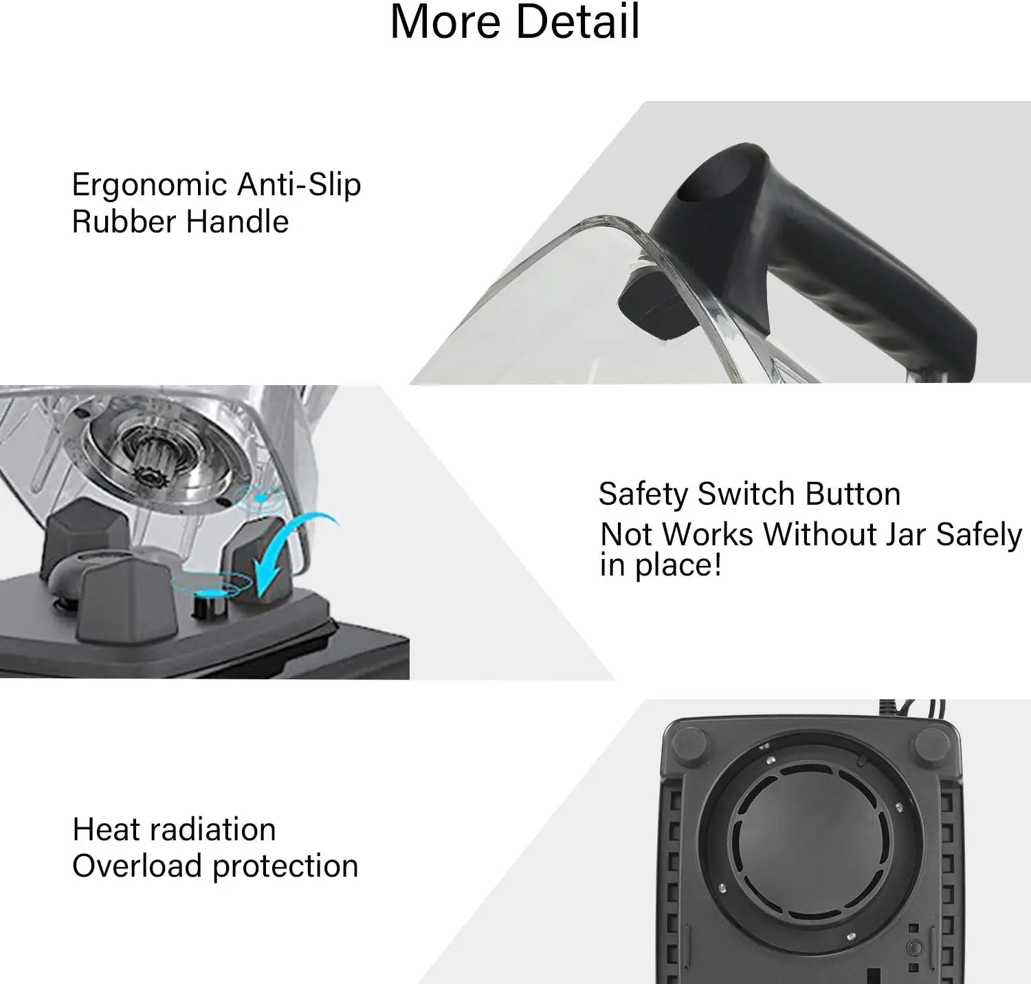 เครื่องปั่นแบบตั้งโต๊ะแบบมืออาชีพ - เครื่องปั่นสําหรับบ้านและเชิงพาณิชย์กําลังสูงสูงสุด 2200W พร้อมตัวจับเวลาสําหรับสมูทตี้ น้ําแข็ง ผลไม้แช่แข็ง และ S