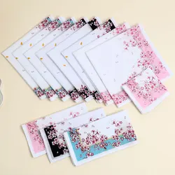 3 Packs of Pure Cotton Flower Handkerchiefs, Romantic Flower Handkerchiefs, Wedding Bride Souvenirs, Flap Pocket Pants Towels, Sweat Towels
