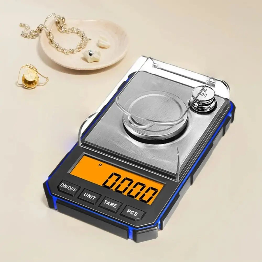 with Lid High Precision Jewelry Scale Portable Mini Electronic Scale Durable Accurate Digital Electronic Scale Kitchen