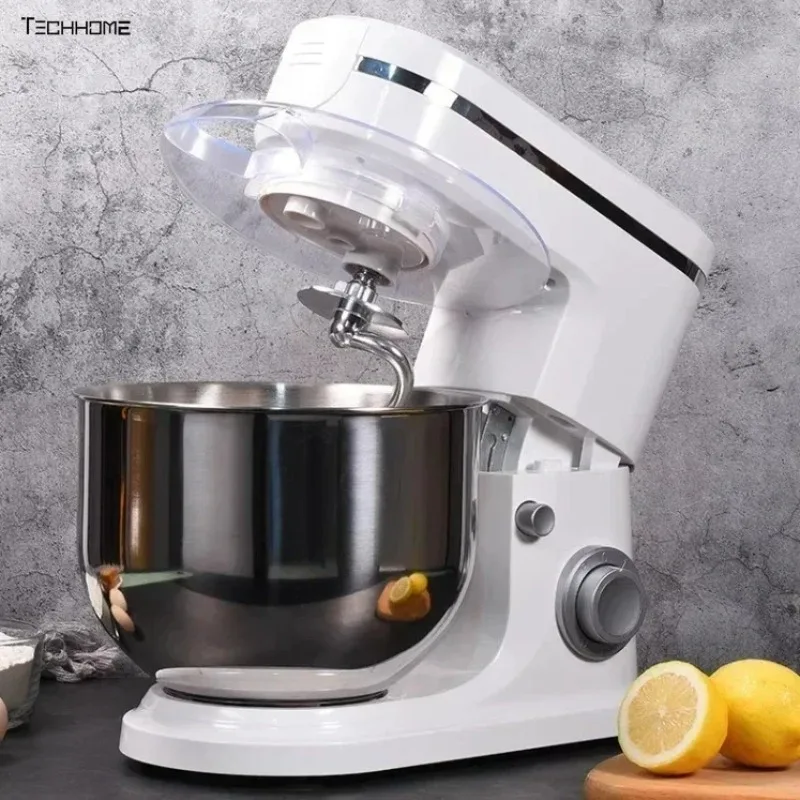 

Новая 8-литровая машина для макаронных изделий большой емкости, домашняя коммерческая автоматическая машина для замешивания и смешивания живых макарон, многофункциональная