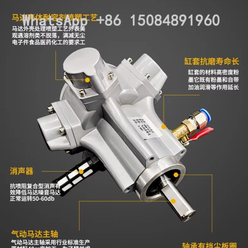 air motor 5 cylinder 1/2hp3 cylinder 1/8HP explosion-proof piston motor forward and reverse NKM-010