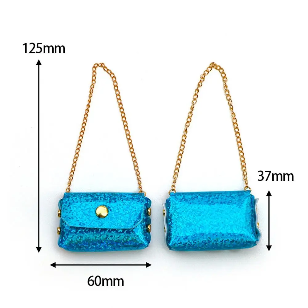 Mini Doll Fashion Bags Paillette Shoulder Bags Doll Accessories Doll Handbag Lady Purse Waistbag Accessories Dollhouse Toys