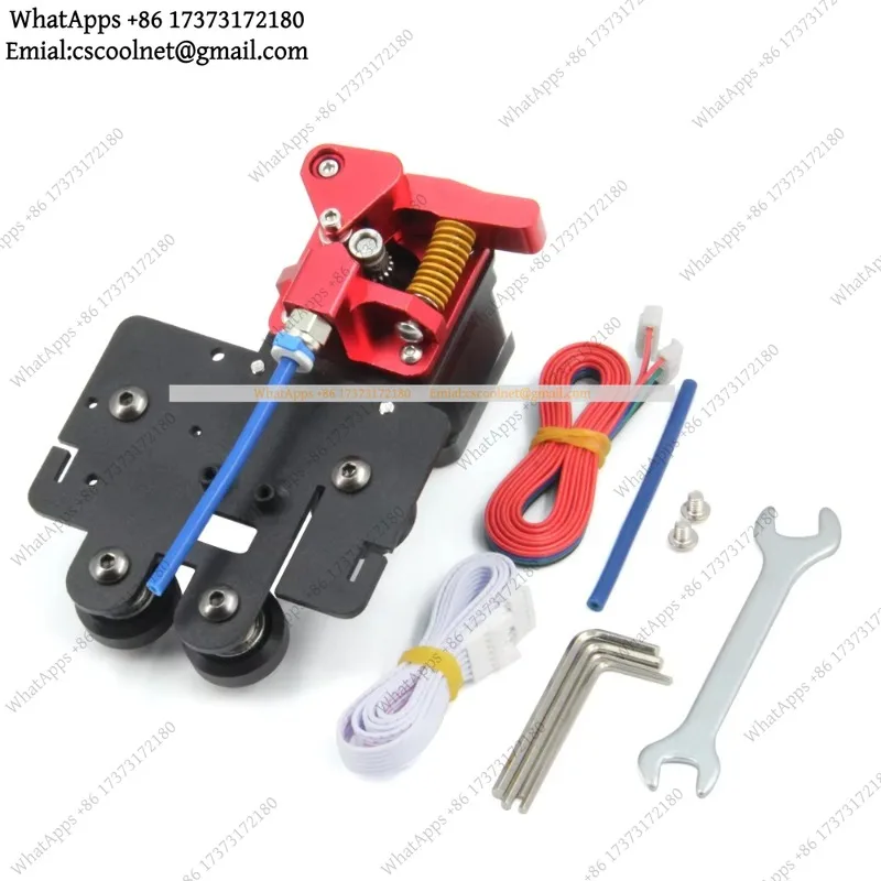 Dual Gear Direct Drive Extruder Upgrade Aluminum Plate Stepper Motor Kit, Flexible Filament for Ender 5 Series