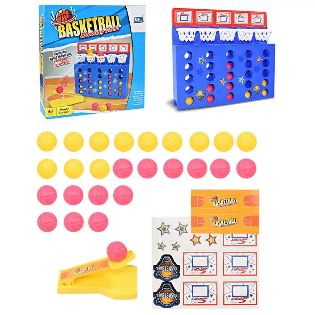 

Basketball Shooting Bouncing Ball 4 Shots Board Games Desktop Interactive Educational Multiplayer Toys Children Party