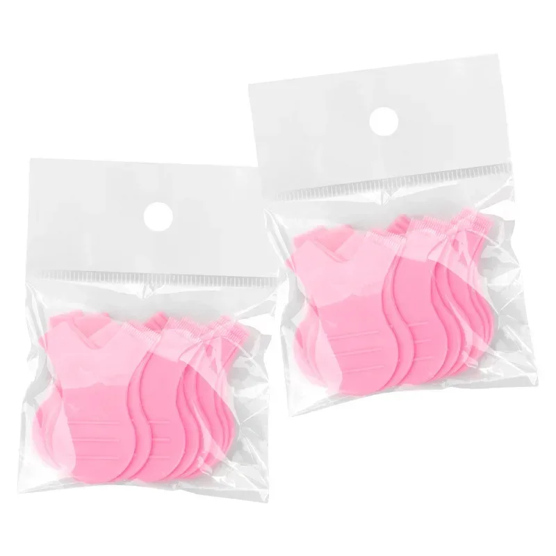 10 個メイクまつげブラシ再利用可能なプラスチッククリーンコーム Y 字型まつげリフティングカーラーアイラッシュエクステンションパーマまつげツール