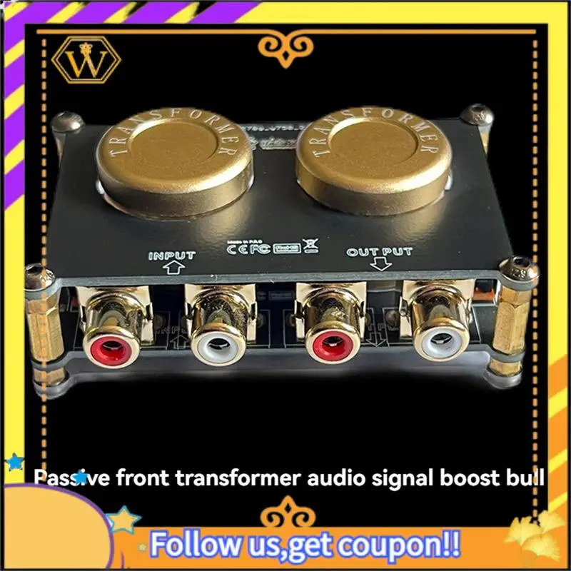 Latest-Audio Isolator Audio Isolator Step-Up Transformer Passive Pre Stage Amplification Gain