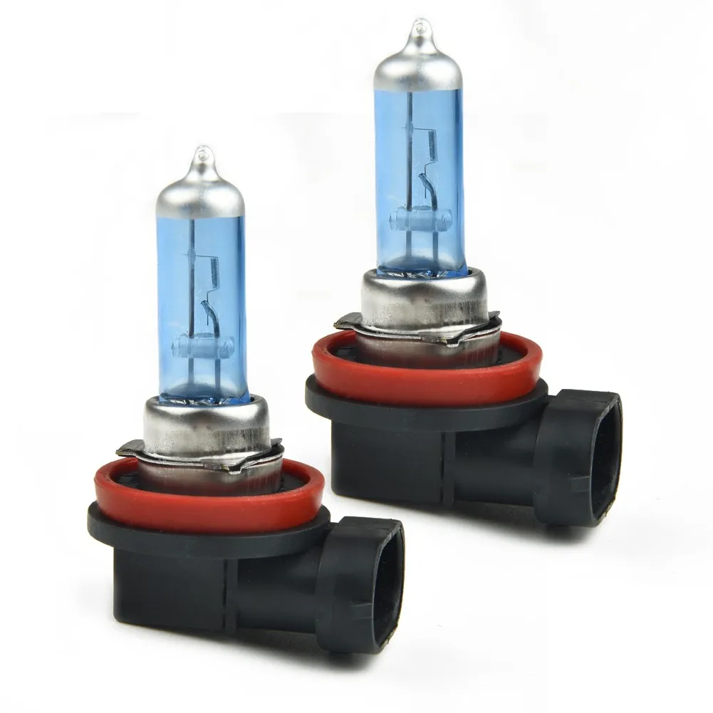 2 Pcs H11 12V 55W Super Bright Ultra White Fog Halogen Bulb Car Head Light Lamp Automotive Parts And Accessories