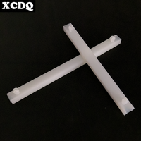 10pcs PC Board Fixing Snap-In Guide Rail Long Nylon Strip Groove Current Box Circuit Board Plastic Card Channel Slot Track